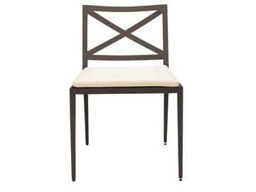 AZIMUTH CROSS - Powder coated aluminium chair by JANUS et Cie - view 3